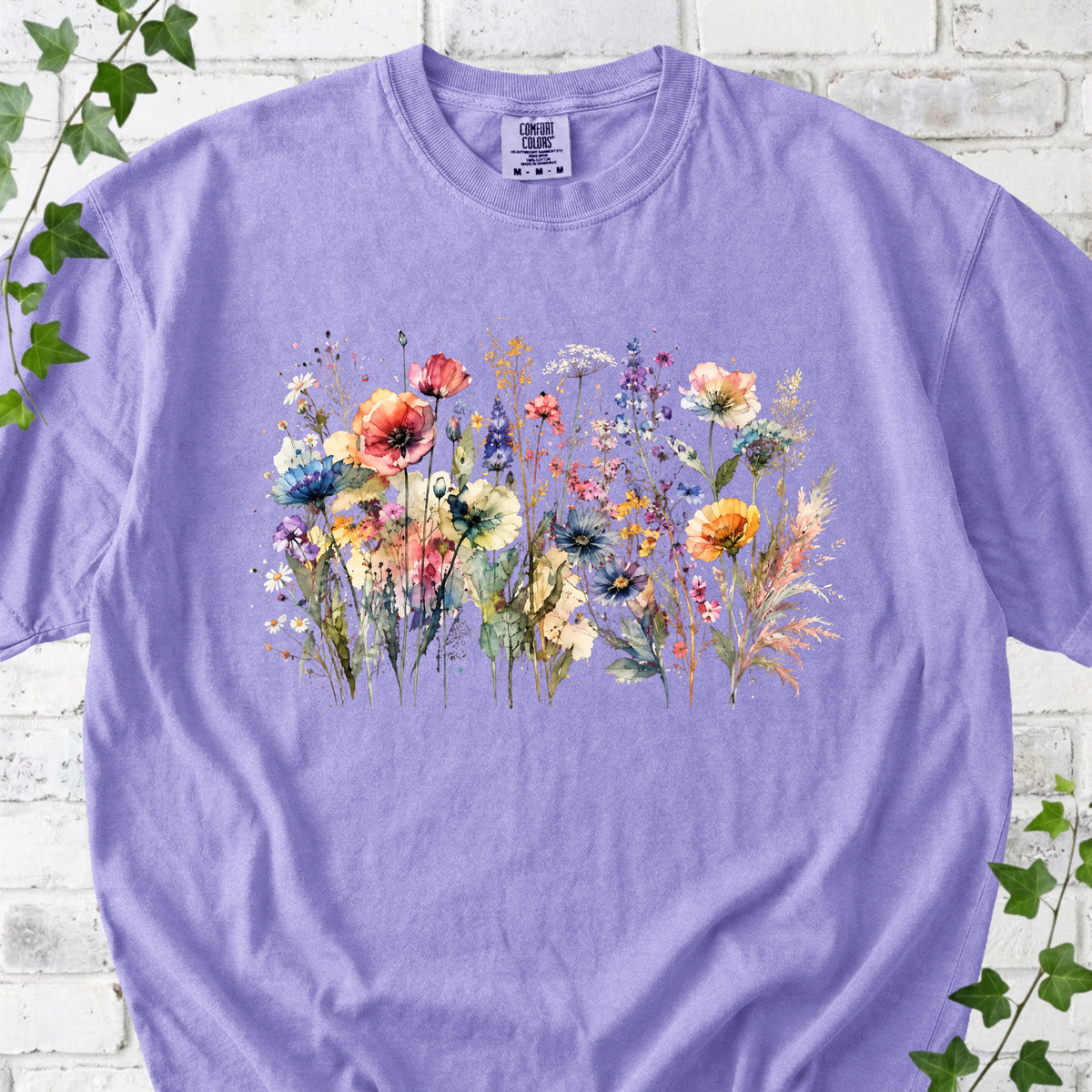 Wildflower Watercolor T-Shirt