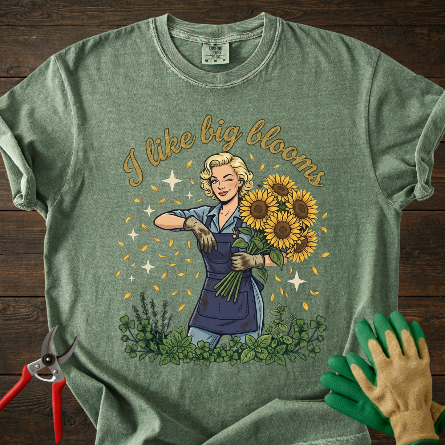 I Like Big Blooms T-shirt