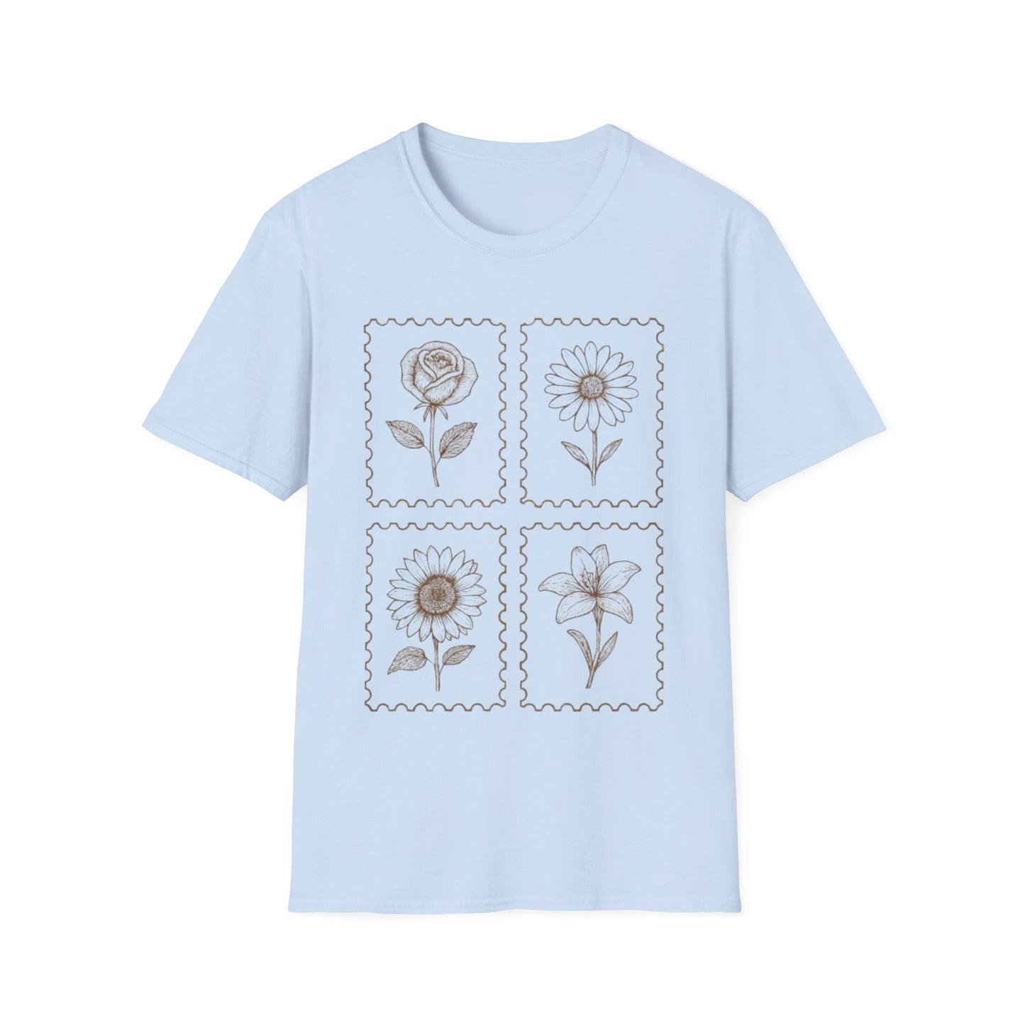 Floral Stamp T-Shirt