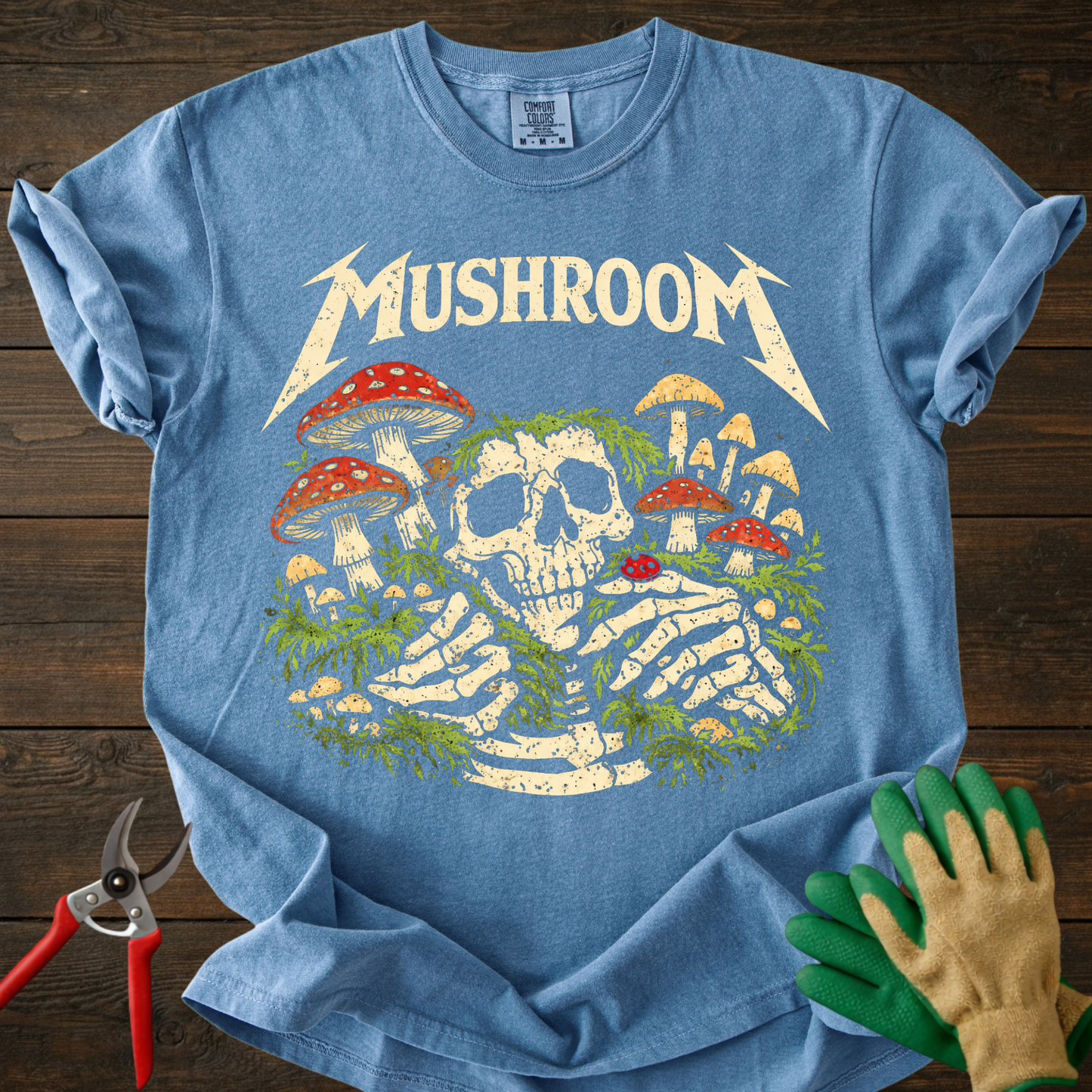 Mushroom Skull T-Shirt