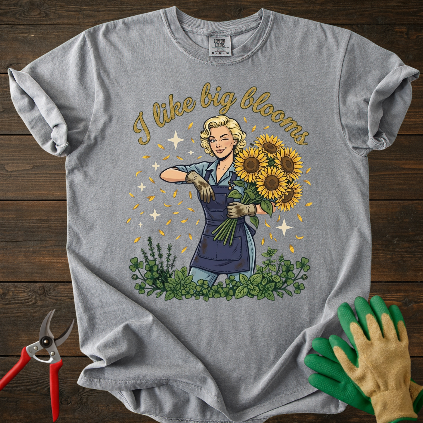 I Like Big Blooms T-shirt