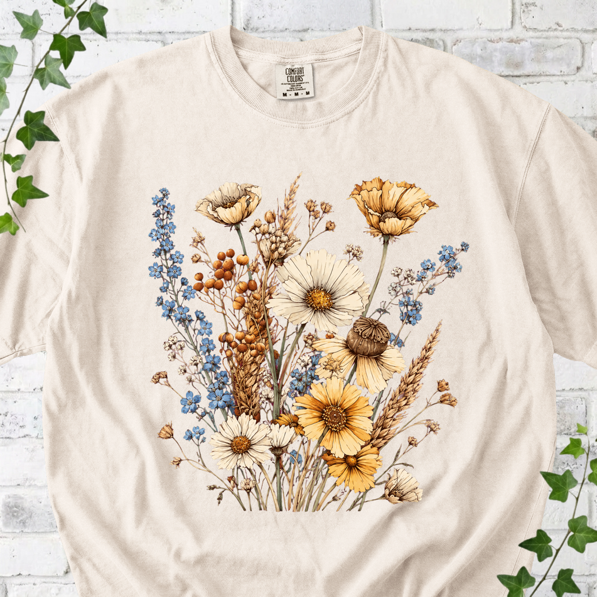 Vintage Wildflower Bouquet T-Shirt