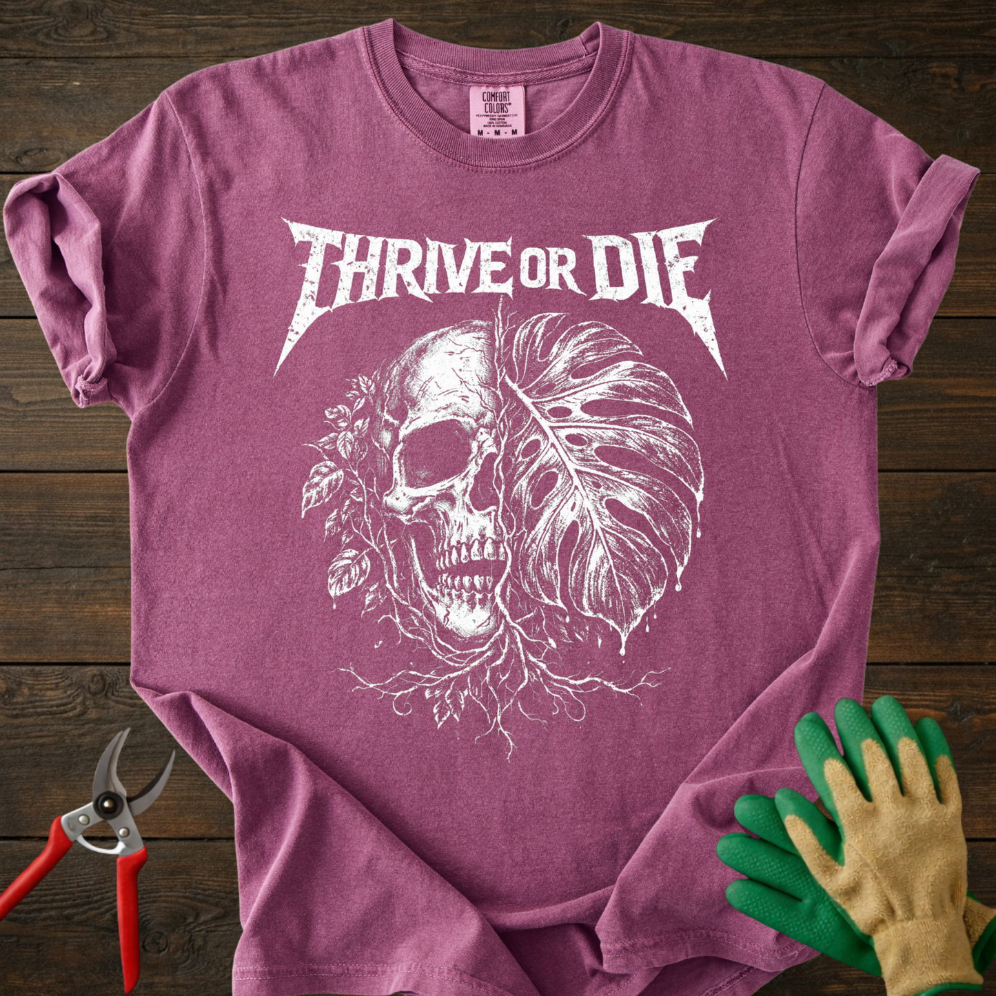 Thrive or Die Skull T-Shirt