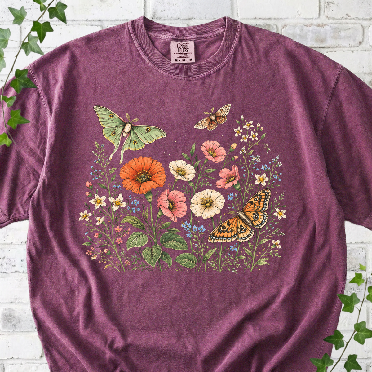 Butterfly & Wildflower T-Shirt