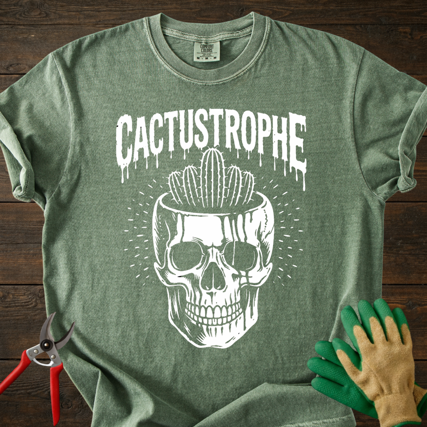 Cactustrophe Skull T-Shirt