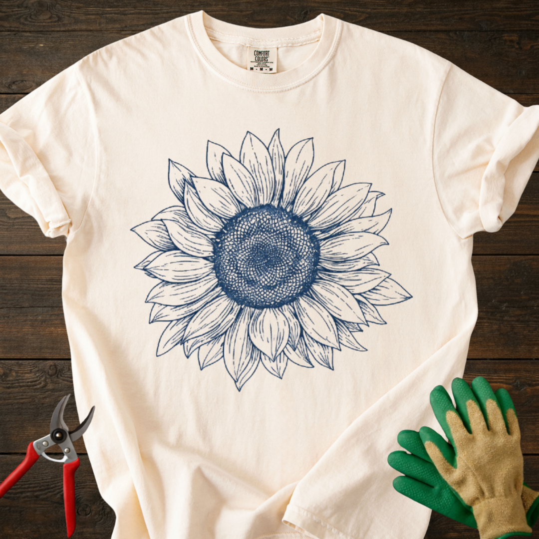 Sunflower Sketch T-Shirt
