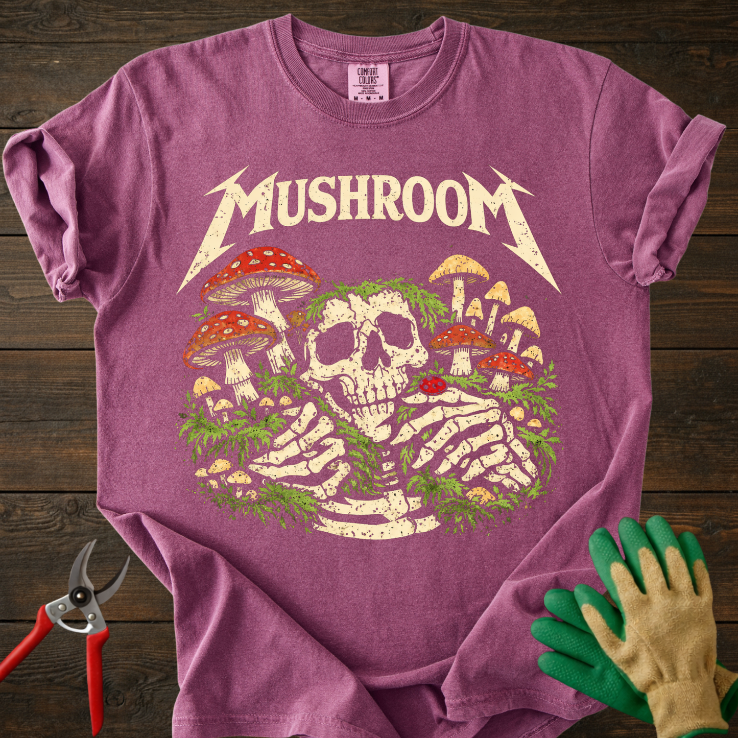 Mushroom Skull T-Shirt