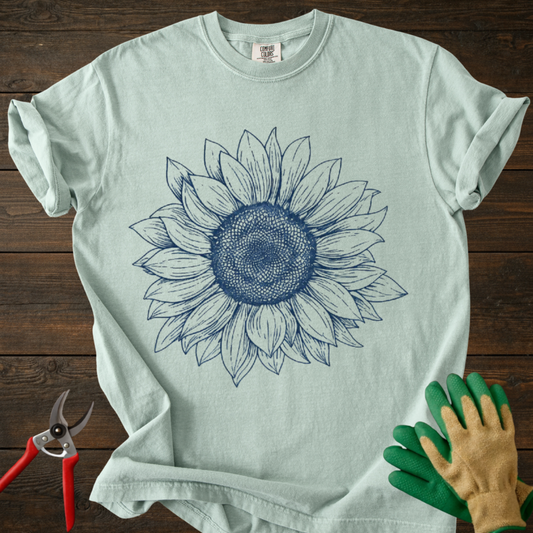 Sunflower Sketch T-Shirt