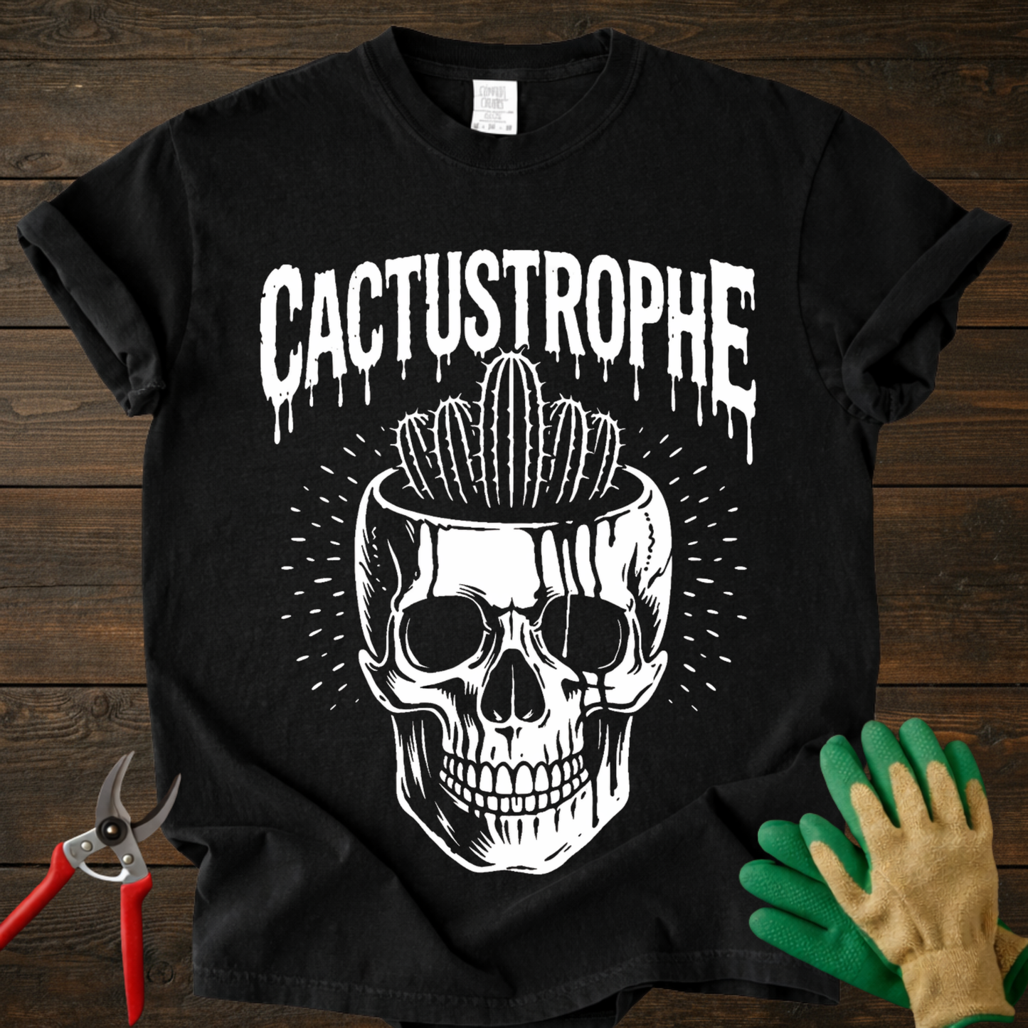 Cactustrophe Skull T-Shirt