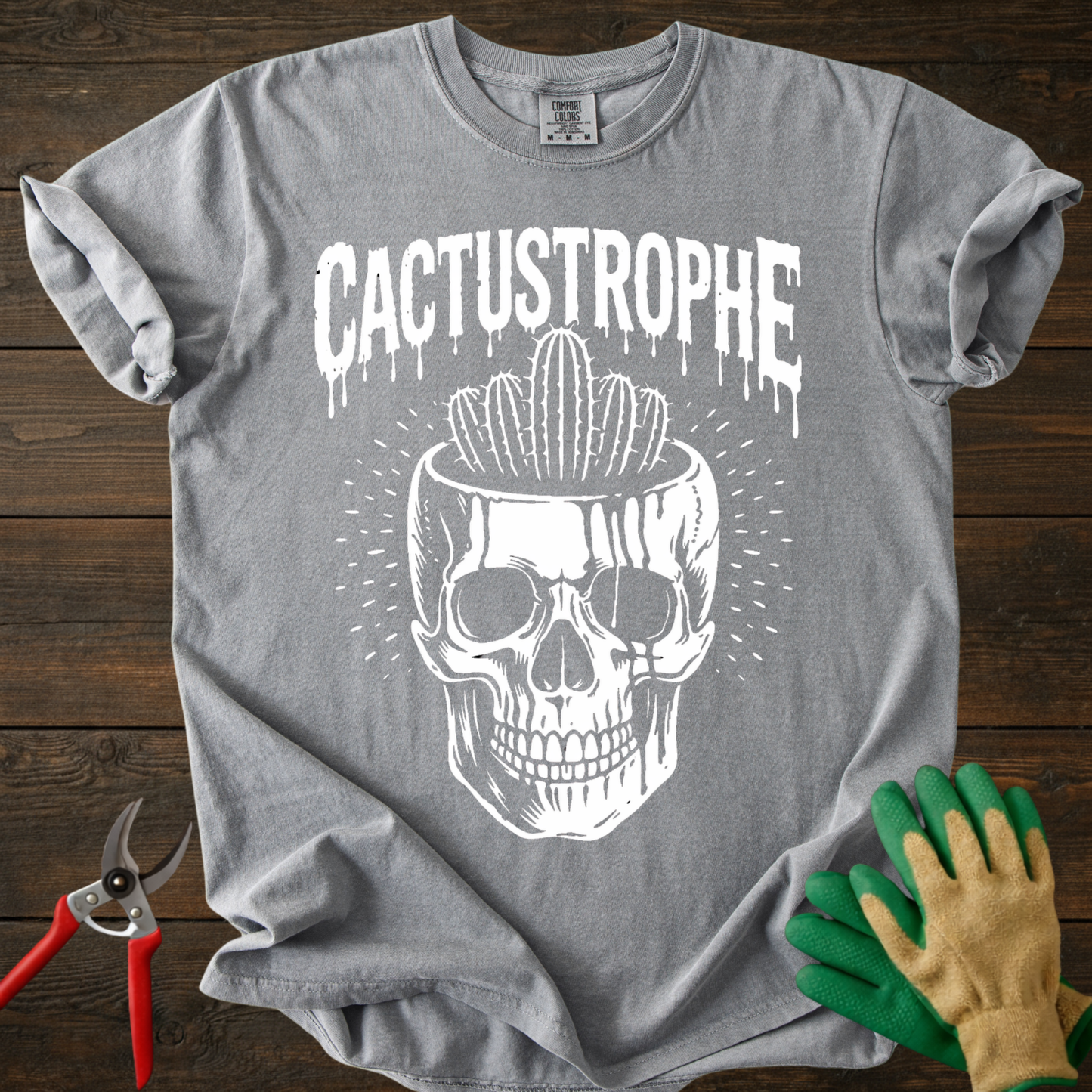 Cactustrophe Skull T-Shirt
