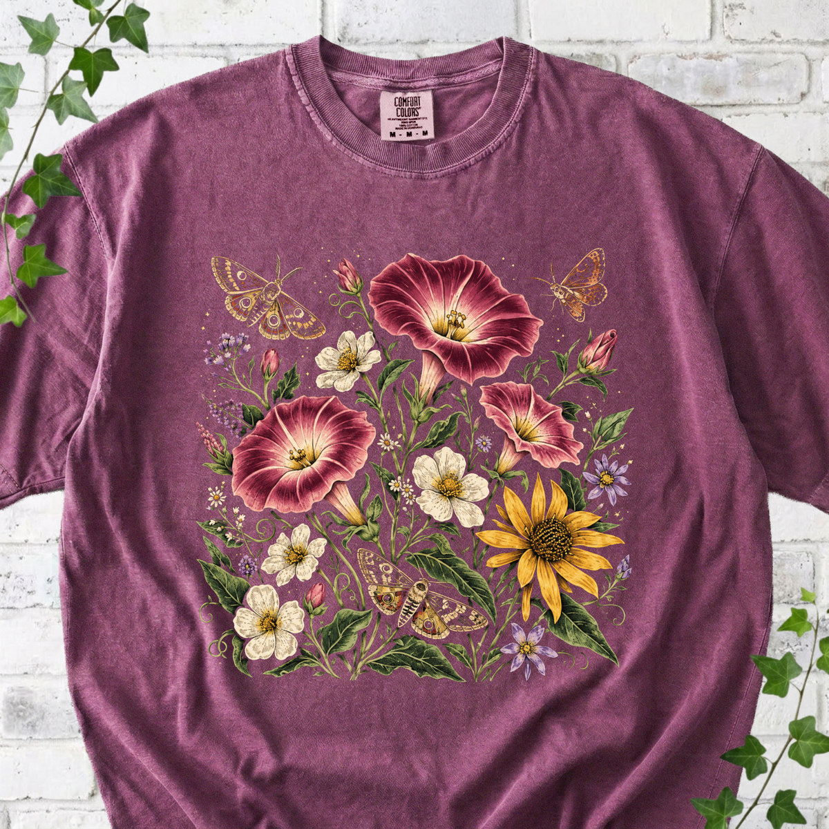 Vintage Wildflower Garden T-Shirt