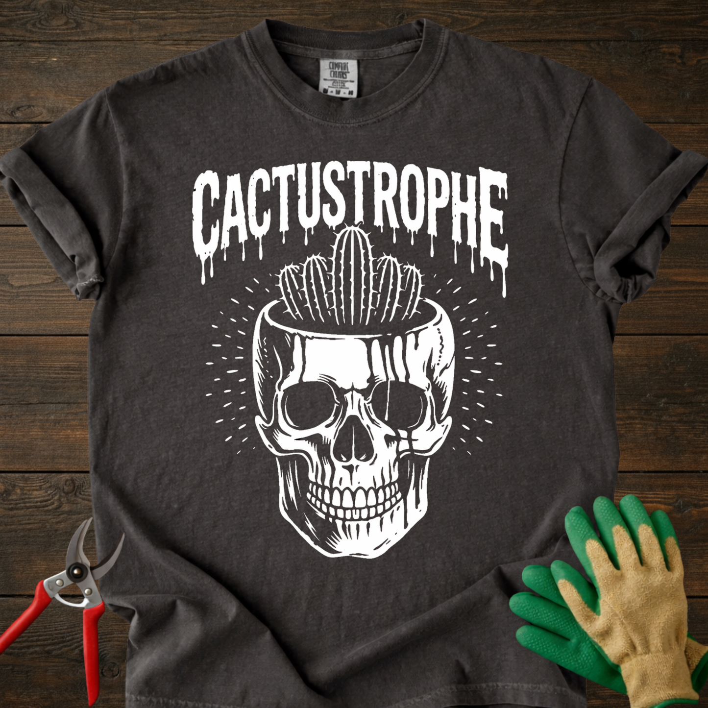 Cactustrophe Skull T-Shirt
