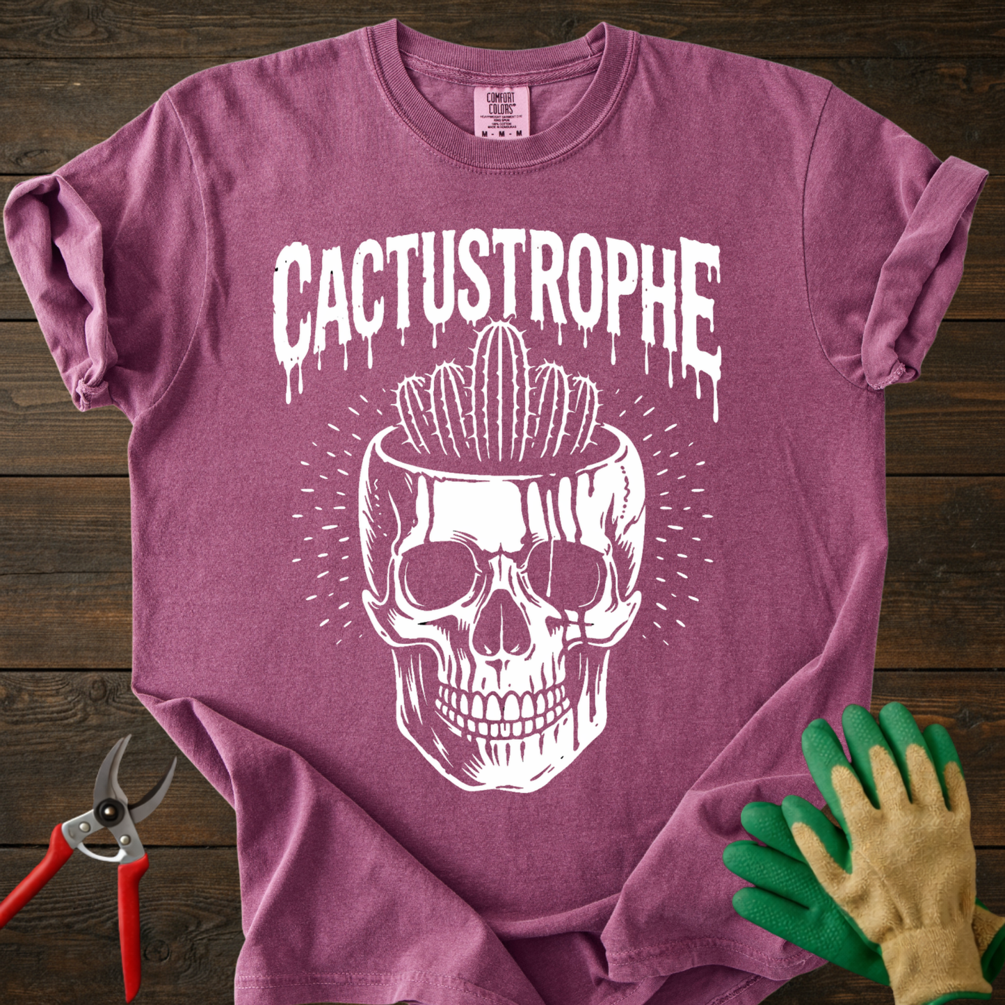 Cactustrophe Skull T-Shirt