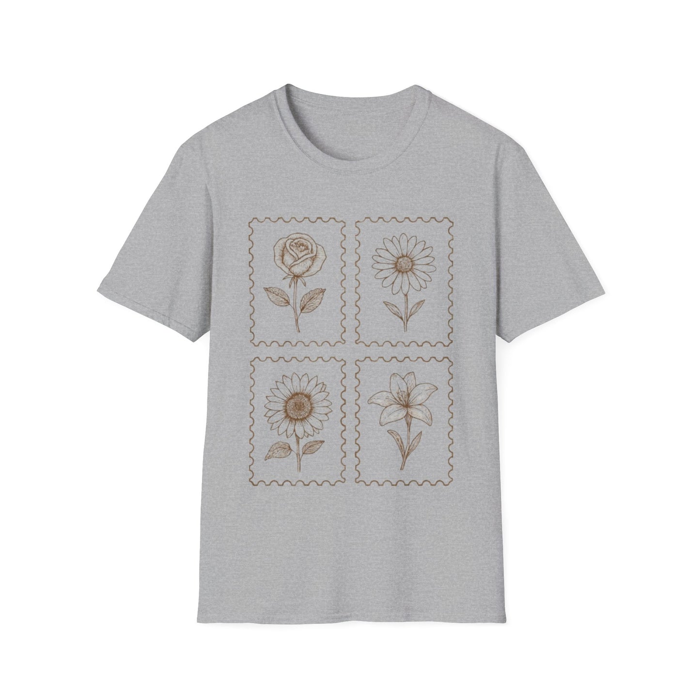 Floral Stamp T-Shirt