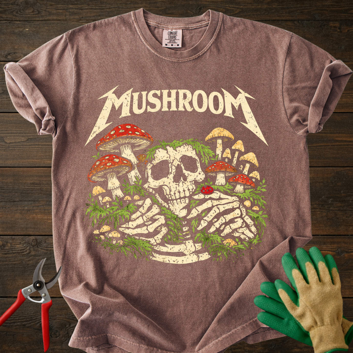 Mushroom Skull T-Shirt