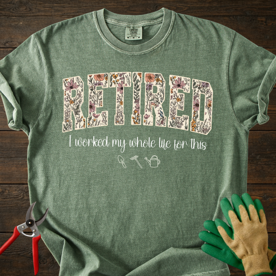 Retired Floral T-Shirt
