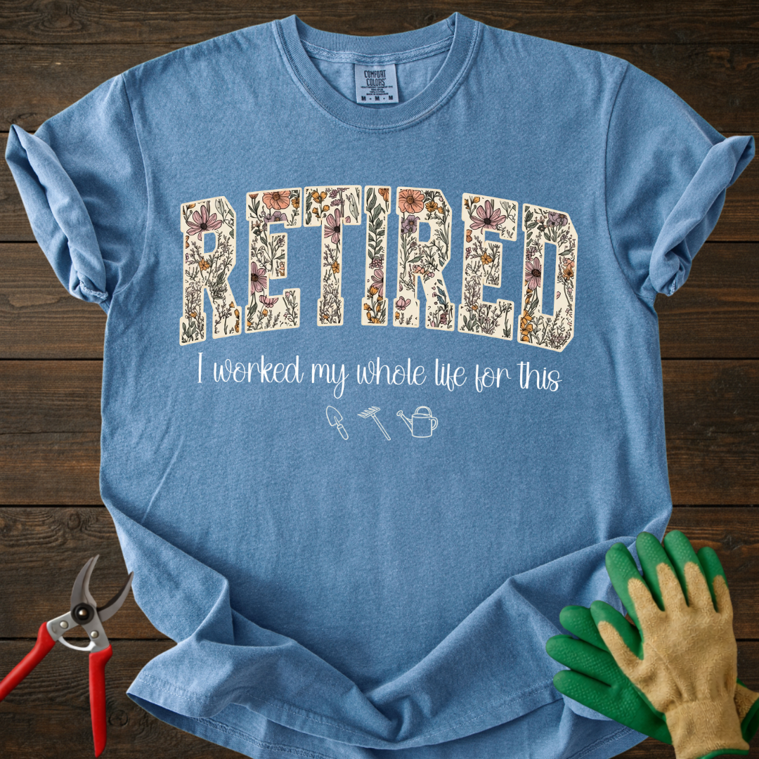 Retired Floral T-Shirt