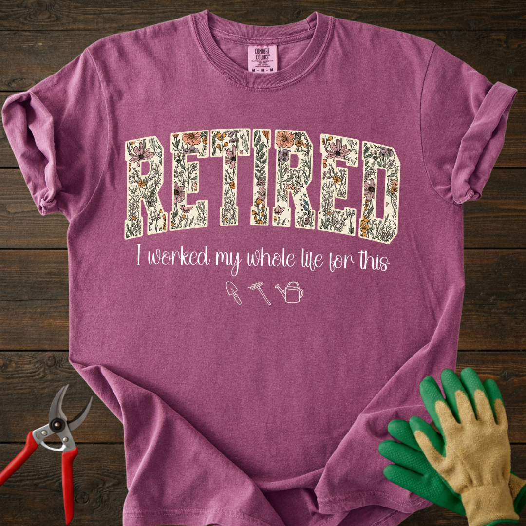 Retired Floral T-Shirt