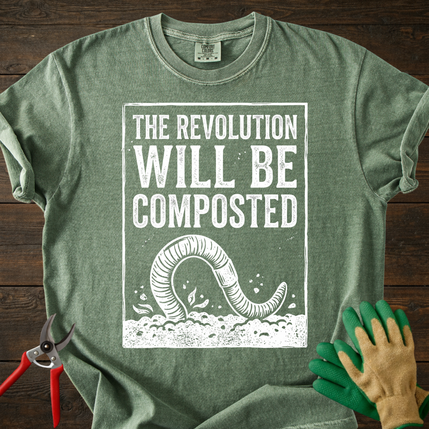 The Revolution Will Be Composted T-Shirt