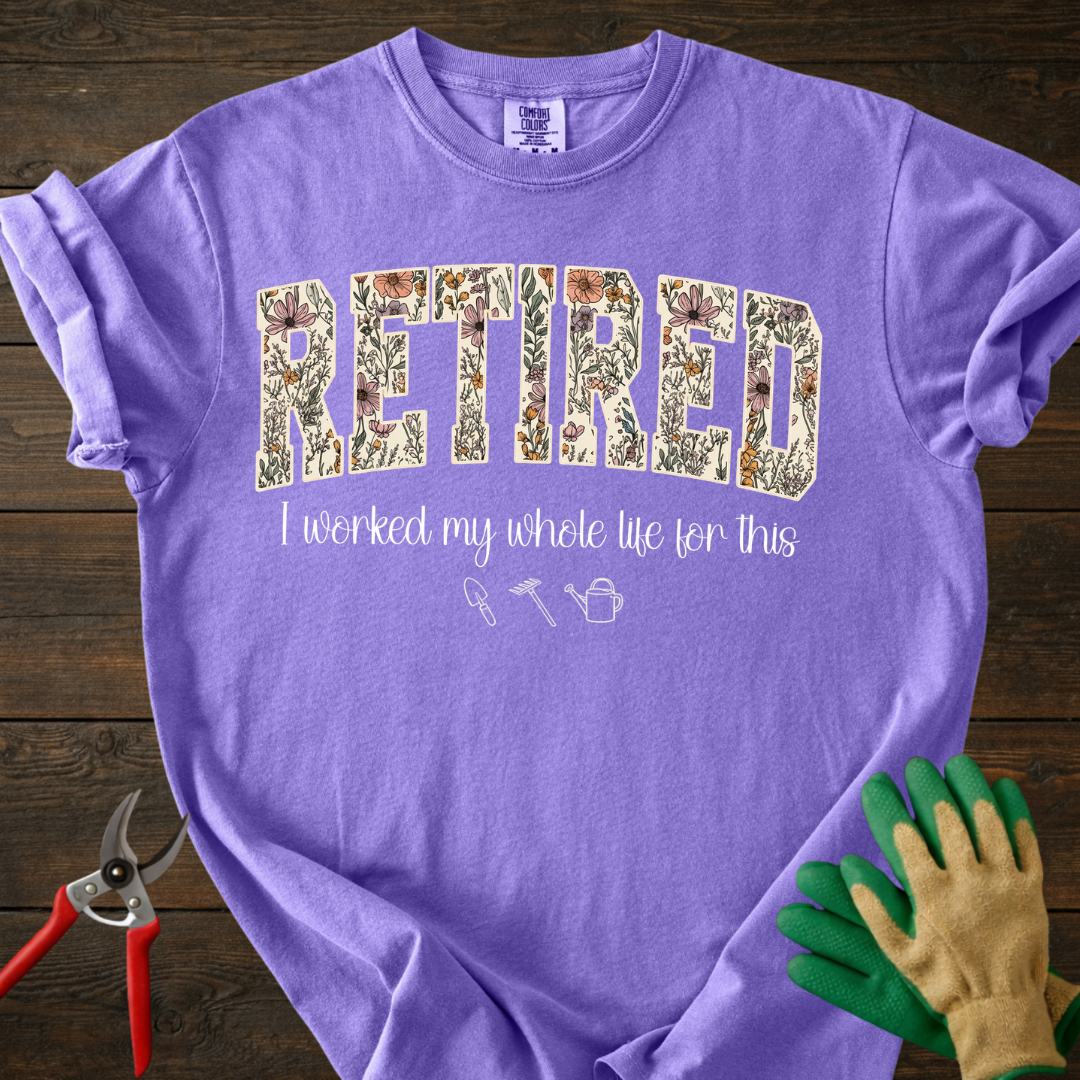 Retired Floral T-Shirt
