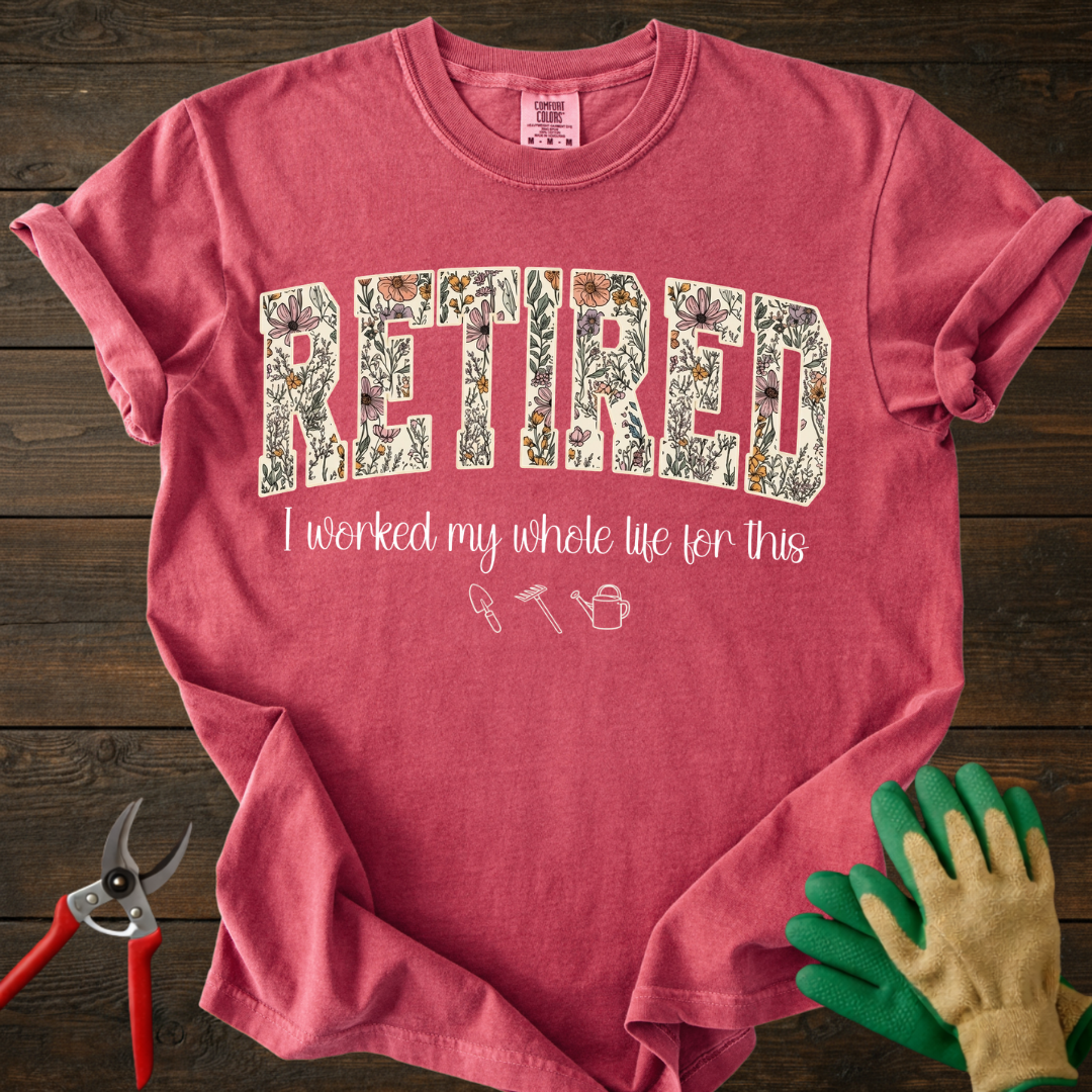Retired Floral T-Shirt
