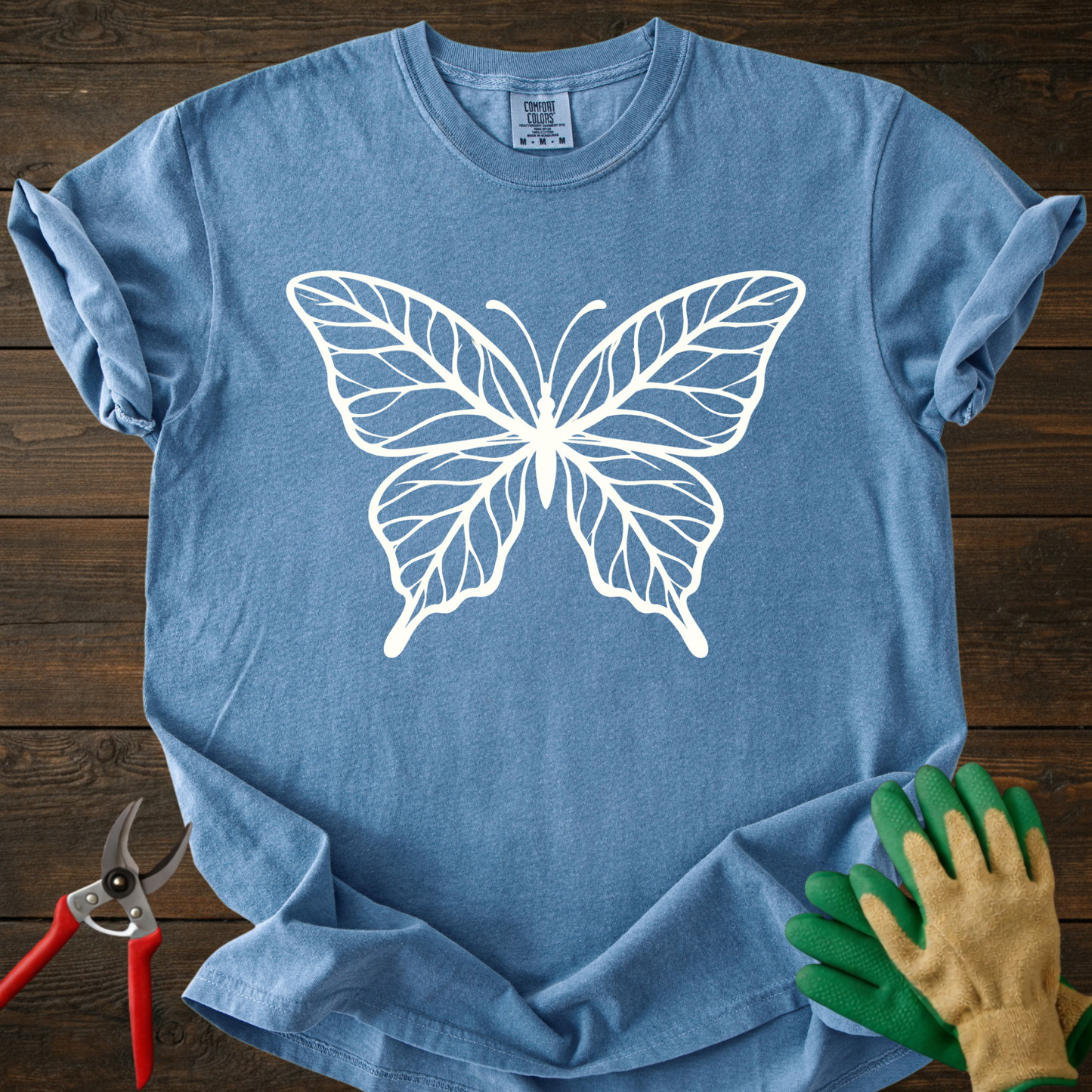 Leaf Vein Butterfly T-Shirt