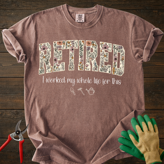 Retired Floral T-Shirt