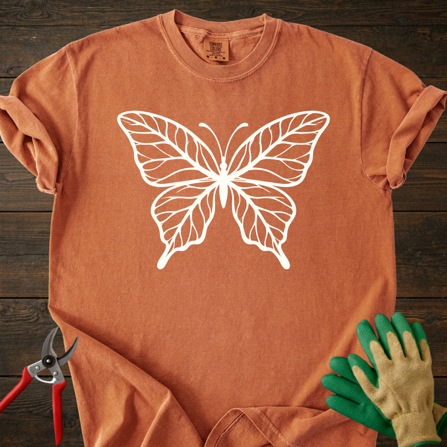 Leaf Vein Butterfly T-Shirt