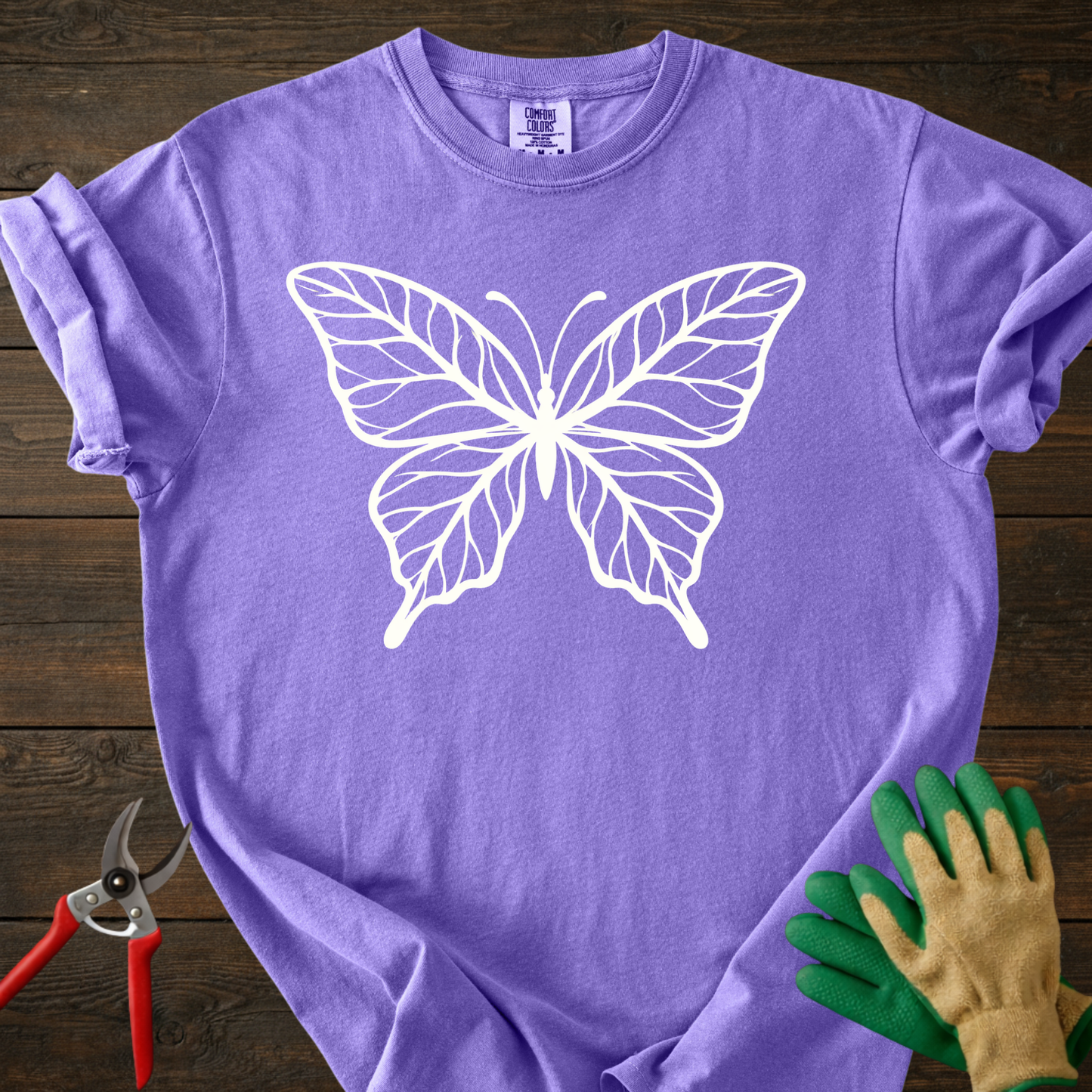 Leaf Vein Butterfly T-Shirt