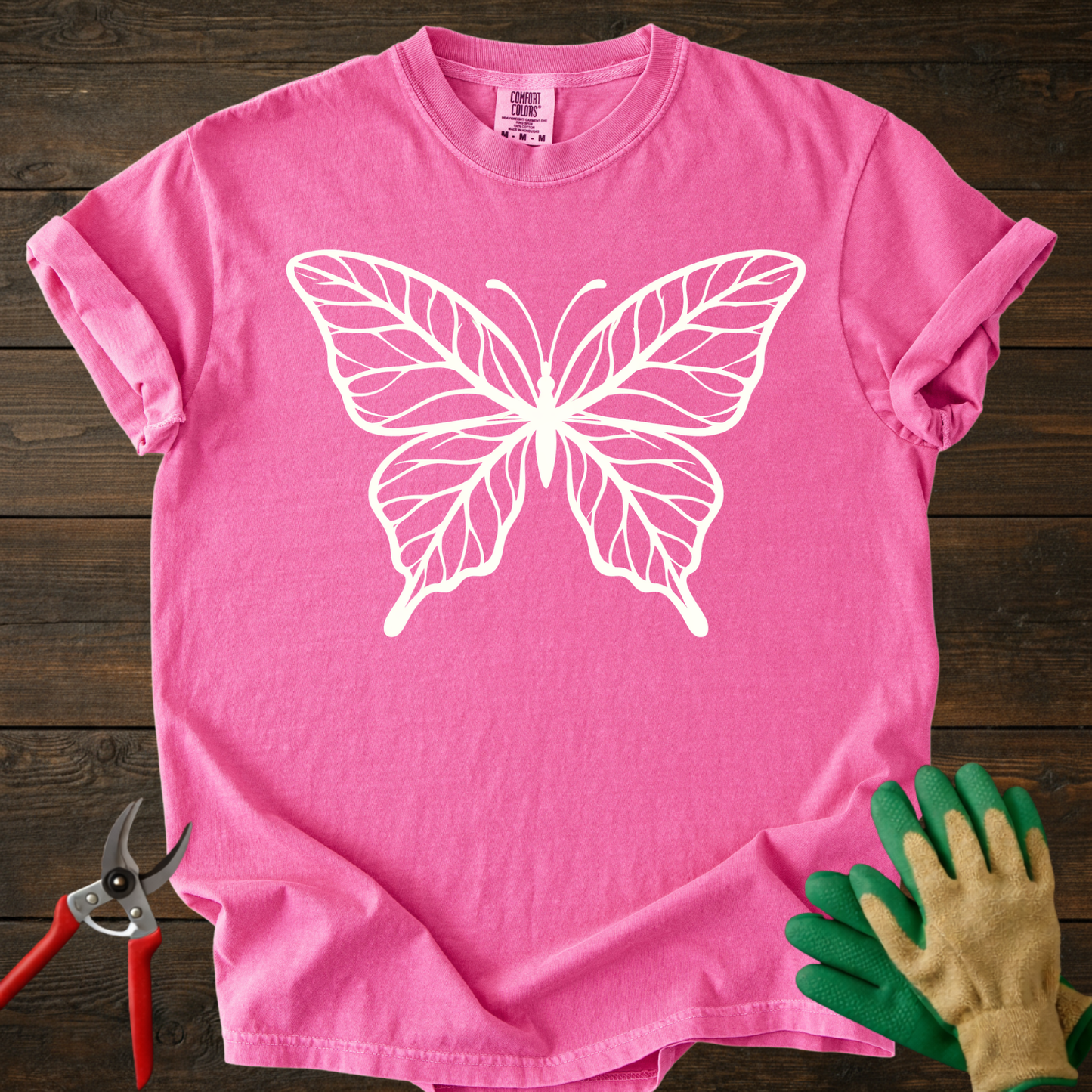 Leaf Vein Butterfly T-Shirt