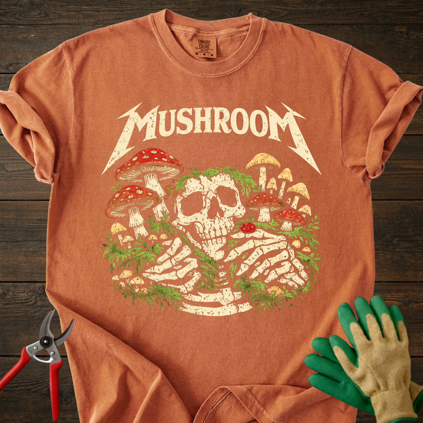 Mushroom Skull T-Shirt