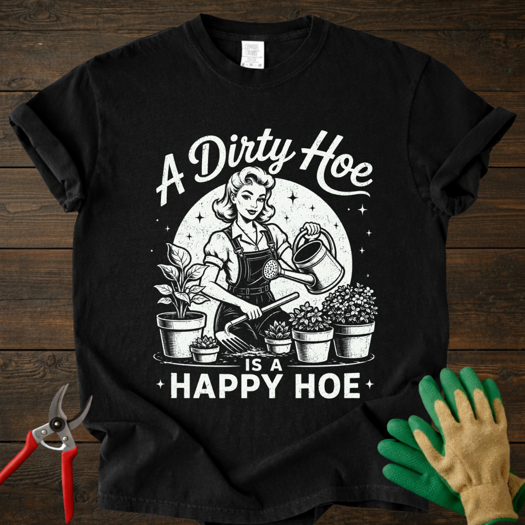 A Dirty Hoe Is A Happy Hoe T-shirt