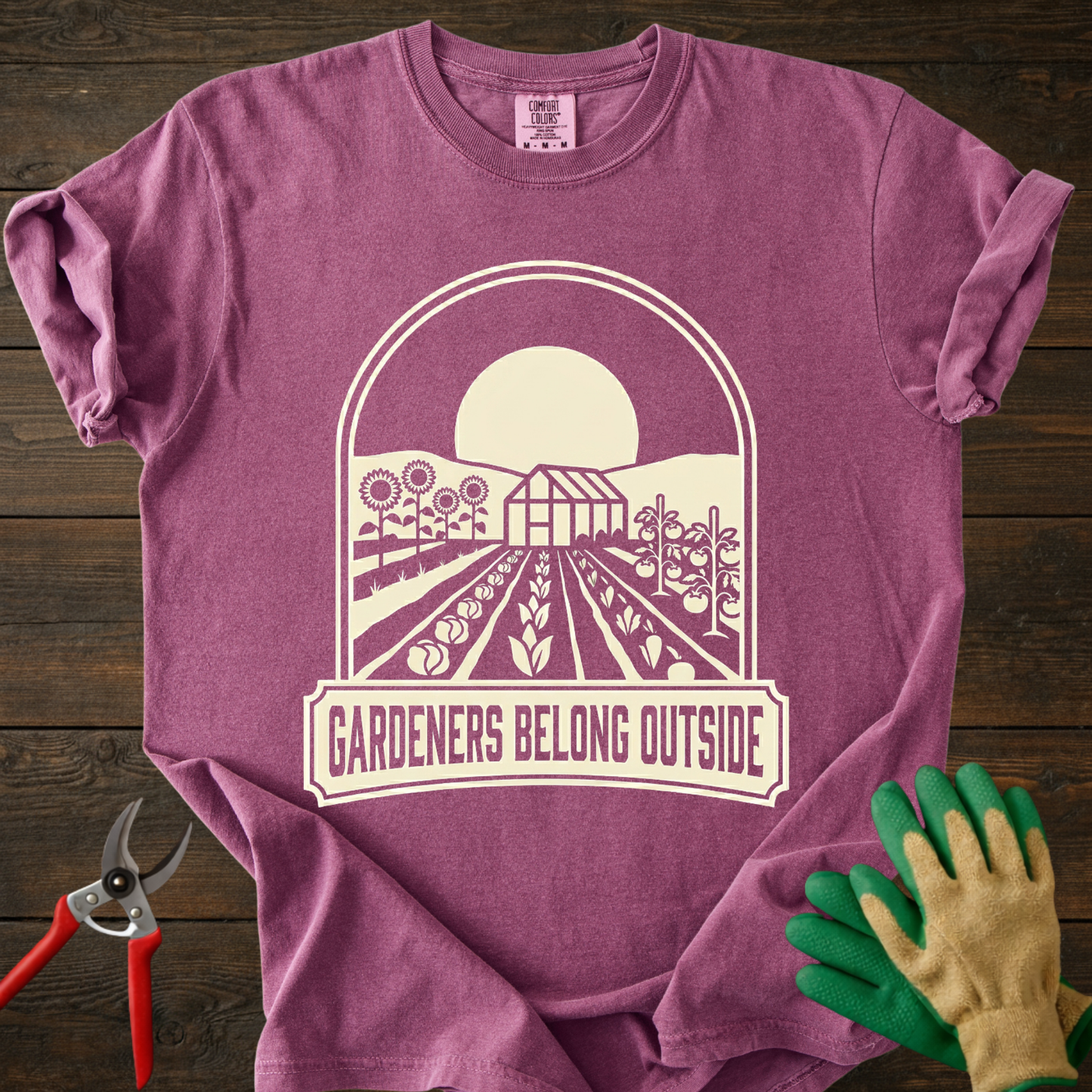 Gardeners Belong Outside T-shirt