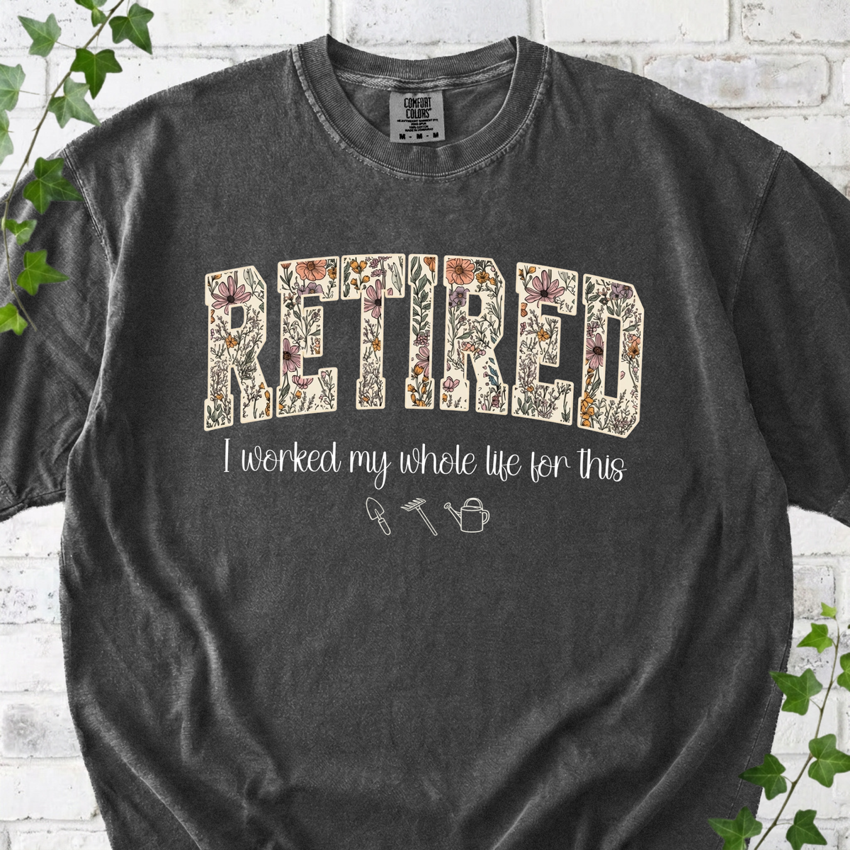 Retired Floral T-Shirt