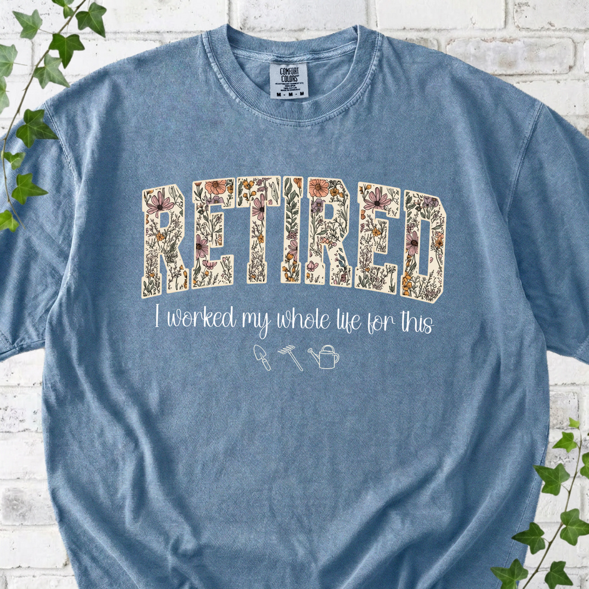 Retired Floral T-Shirt