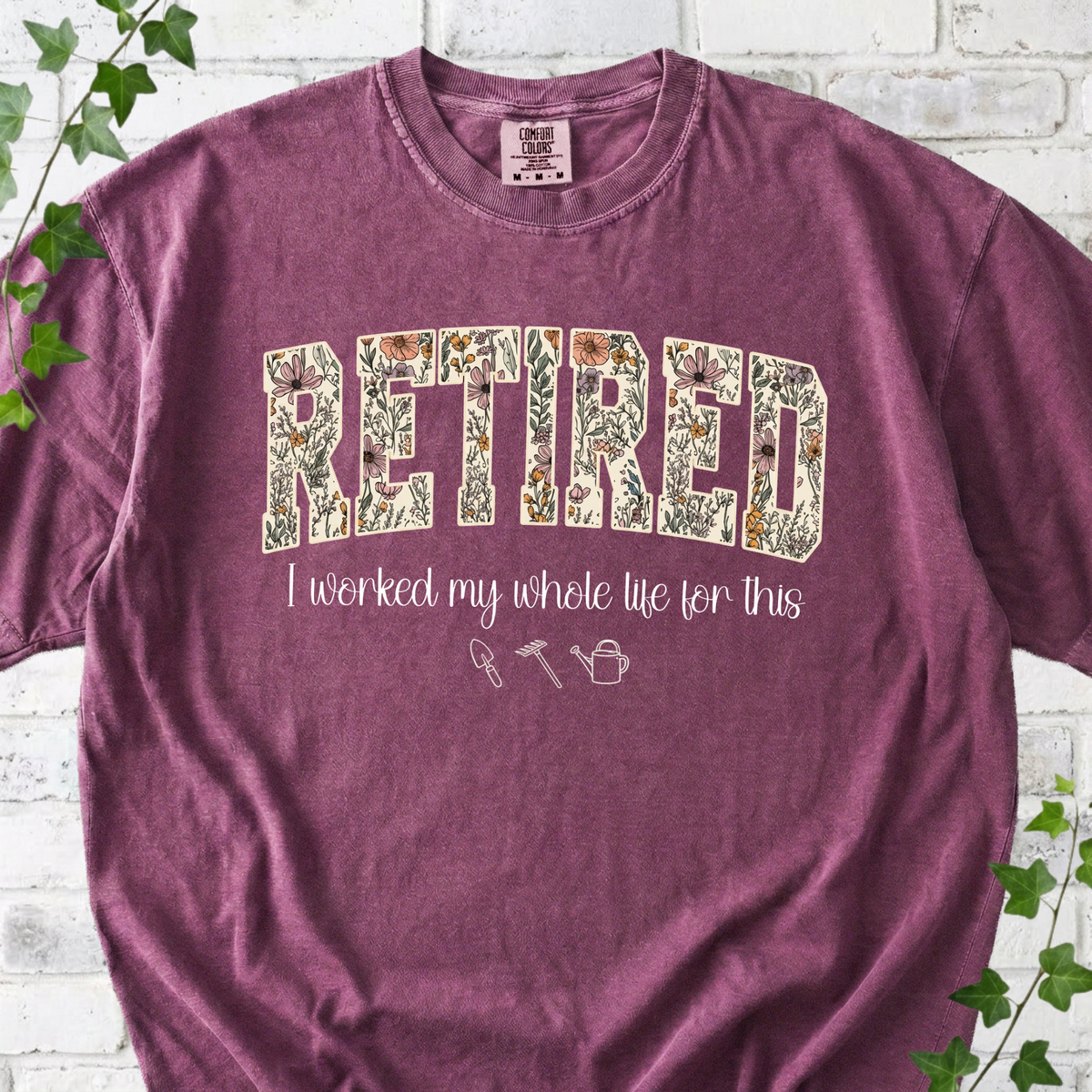 Retired Floral T-Shirt
