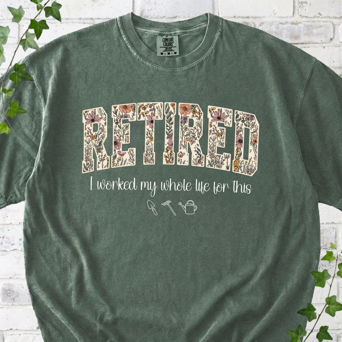Retired Floral T-Shirt