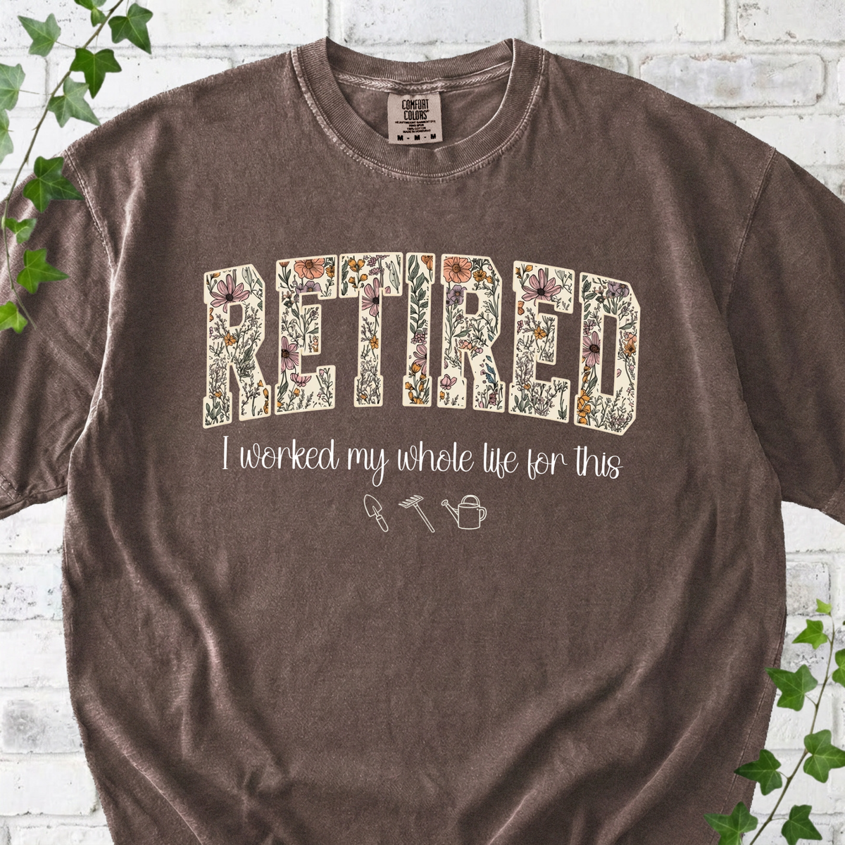 Retired Floral T-Shirt