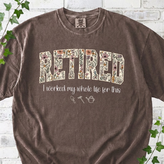Retired Floral T-Shirt