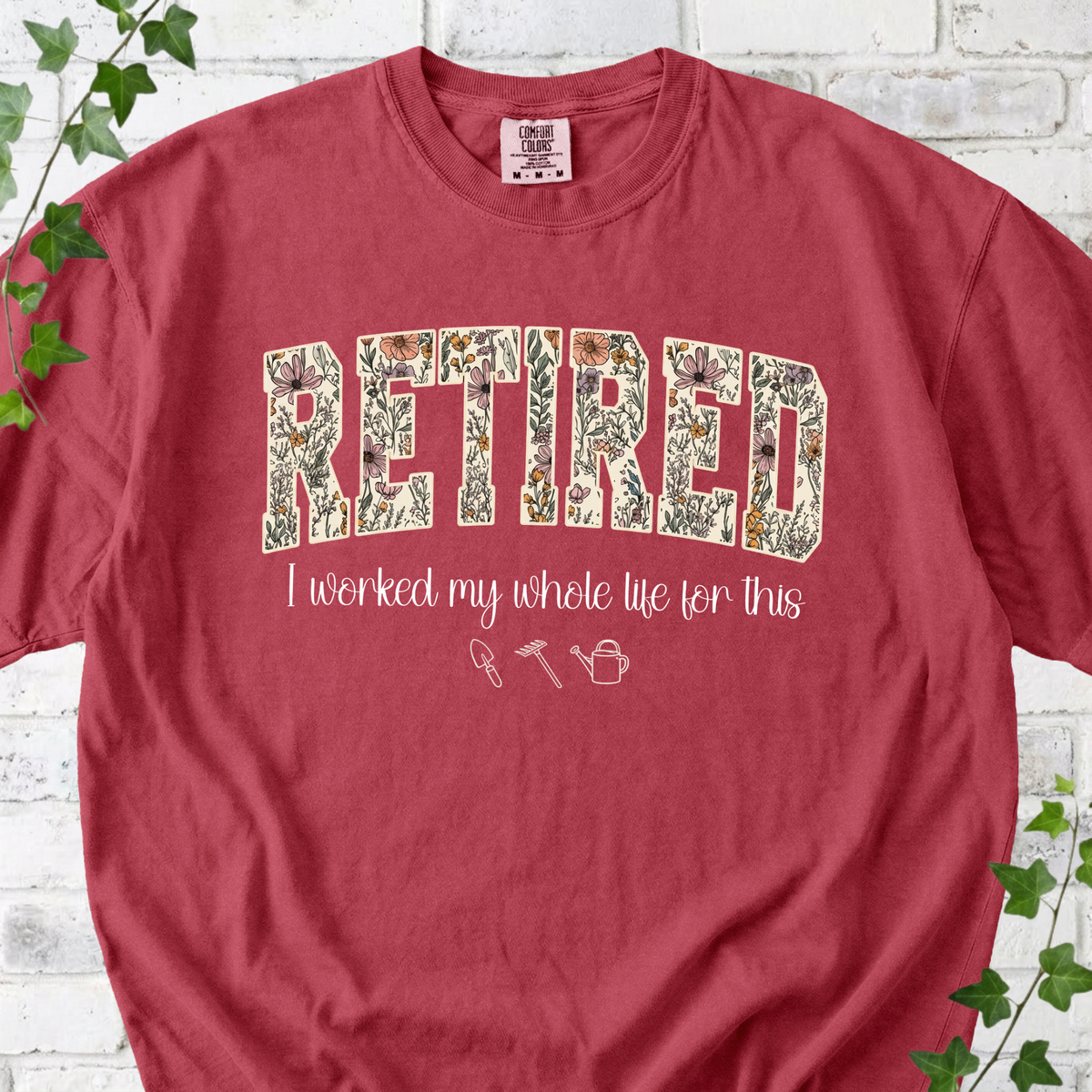 Retired Floral T-Shirt