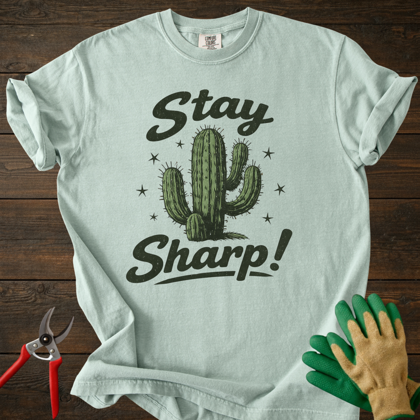 Stay Sharp Cactus T-Shirt