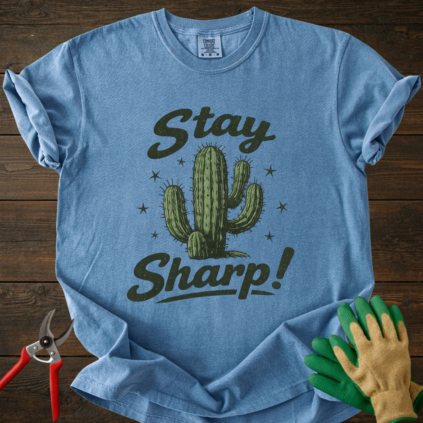 Stay Sharp Cactus T-Shirt