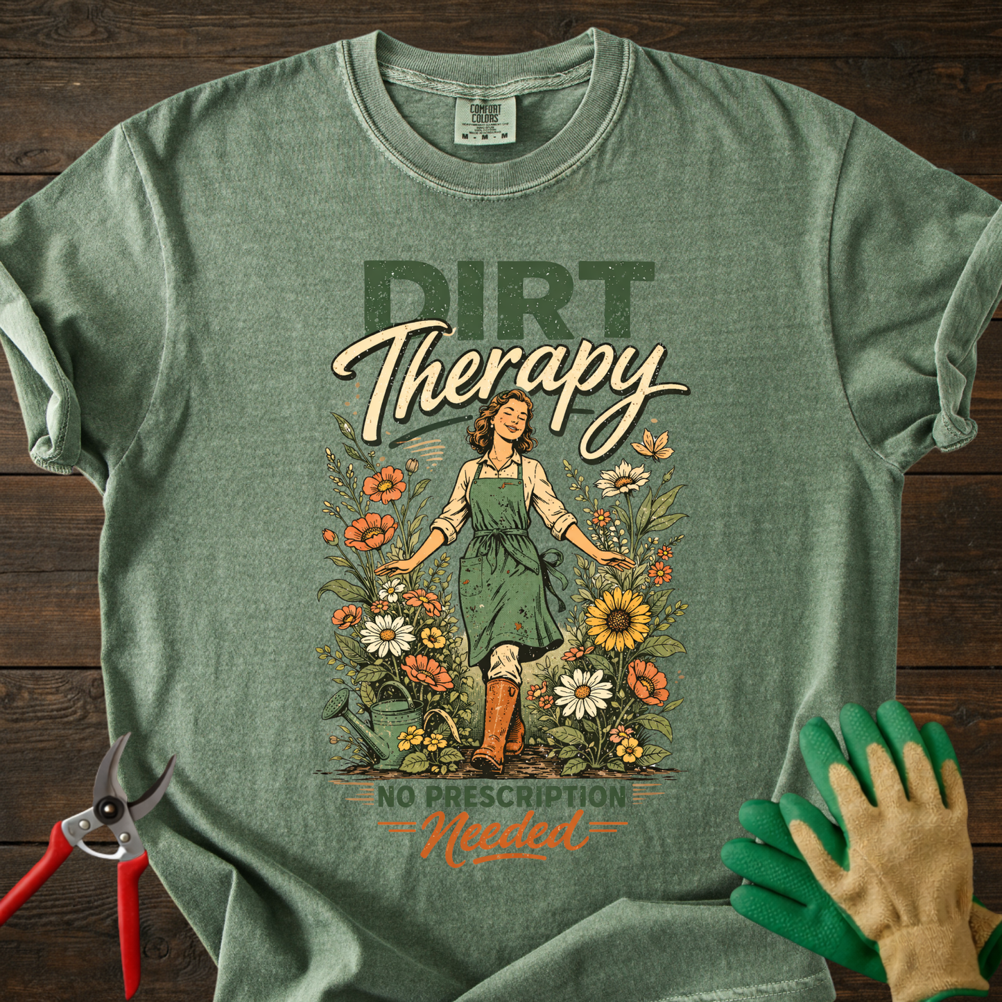 Dirt Therapy: No Prescription Needed T-Shirt