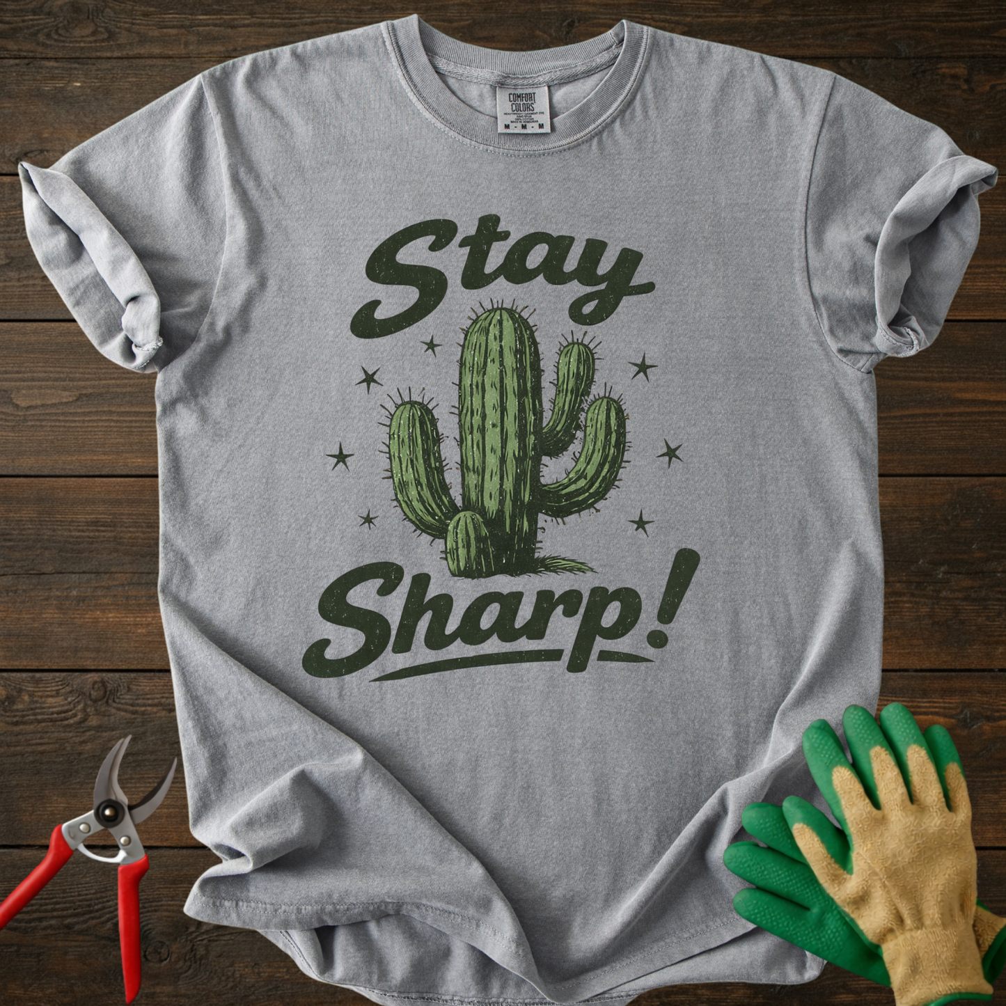 Stay Sharp Cactus T-Shirt