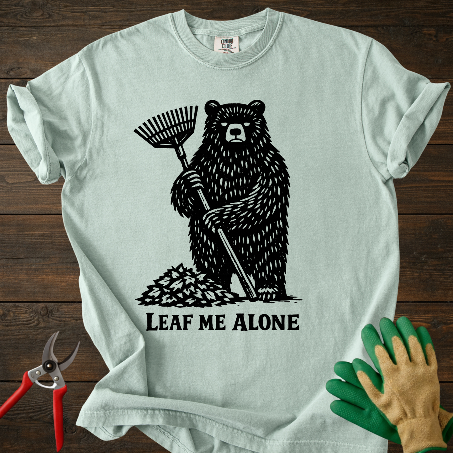 Leaf Me Alone Bear T-Shirt