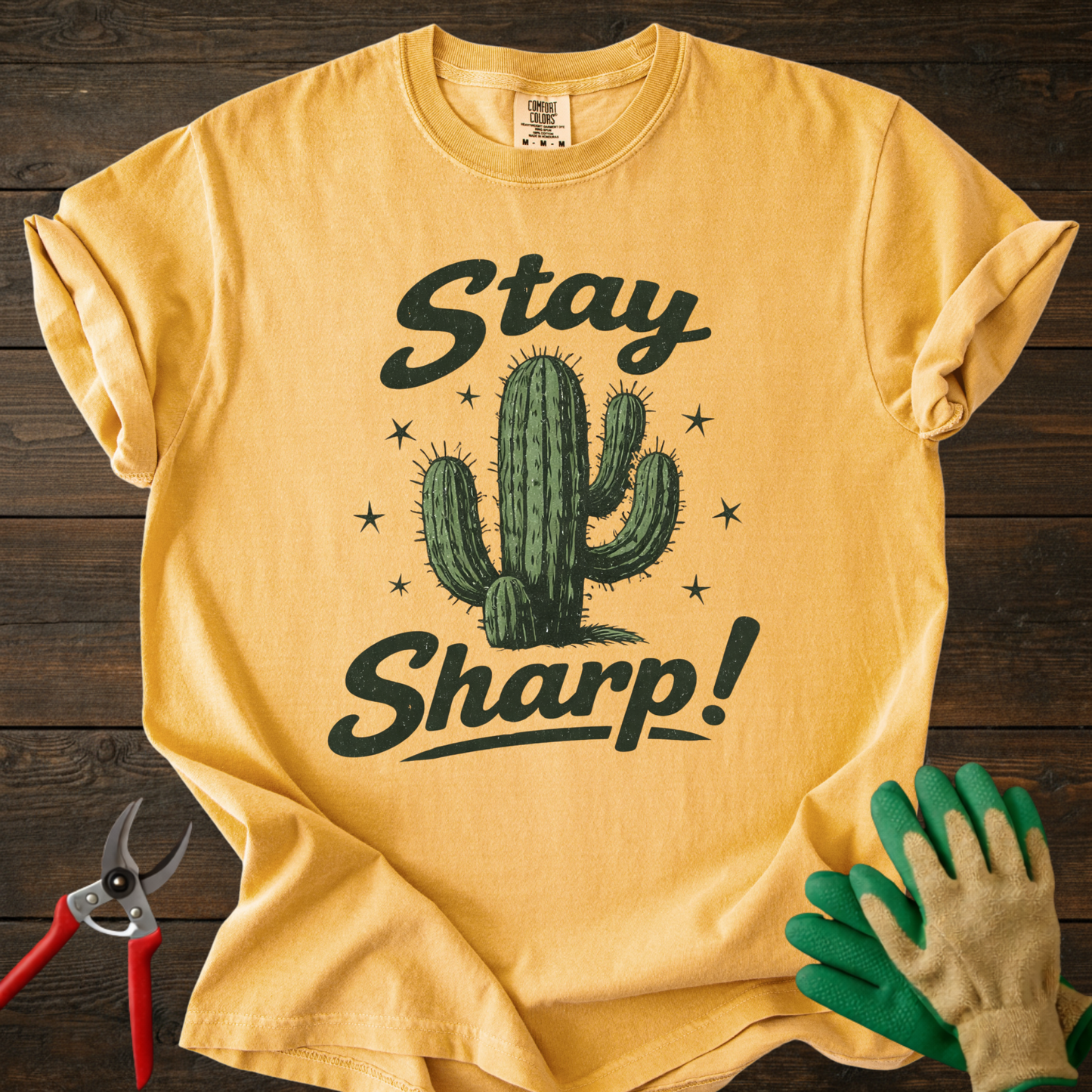 Stay Sharp Cactus T-Shirt