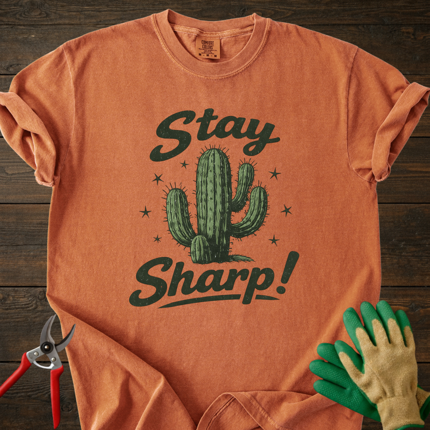 Stay Sharp Cactus T-Shirt