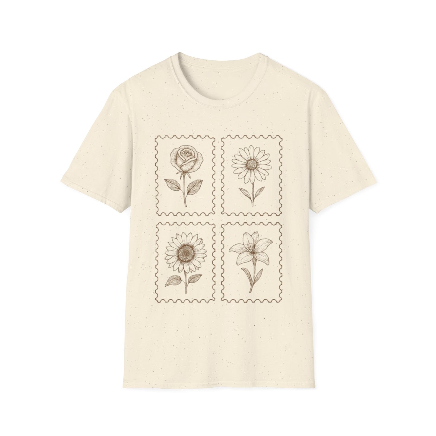 Floral Stamp T-Shirt